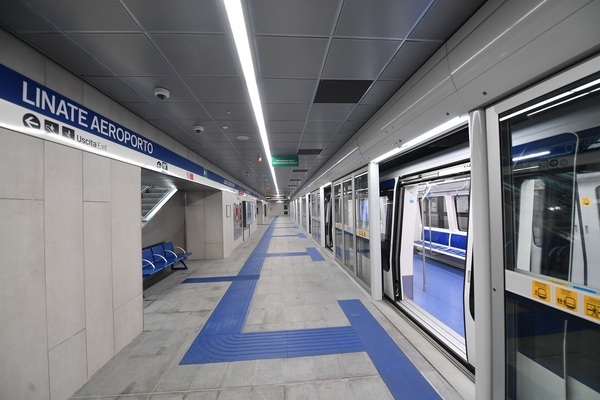 Andana de la nova estació de la M4. /Foto: ATM MILANO