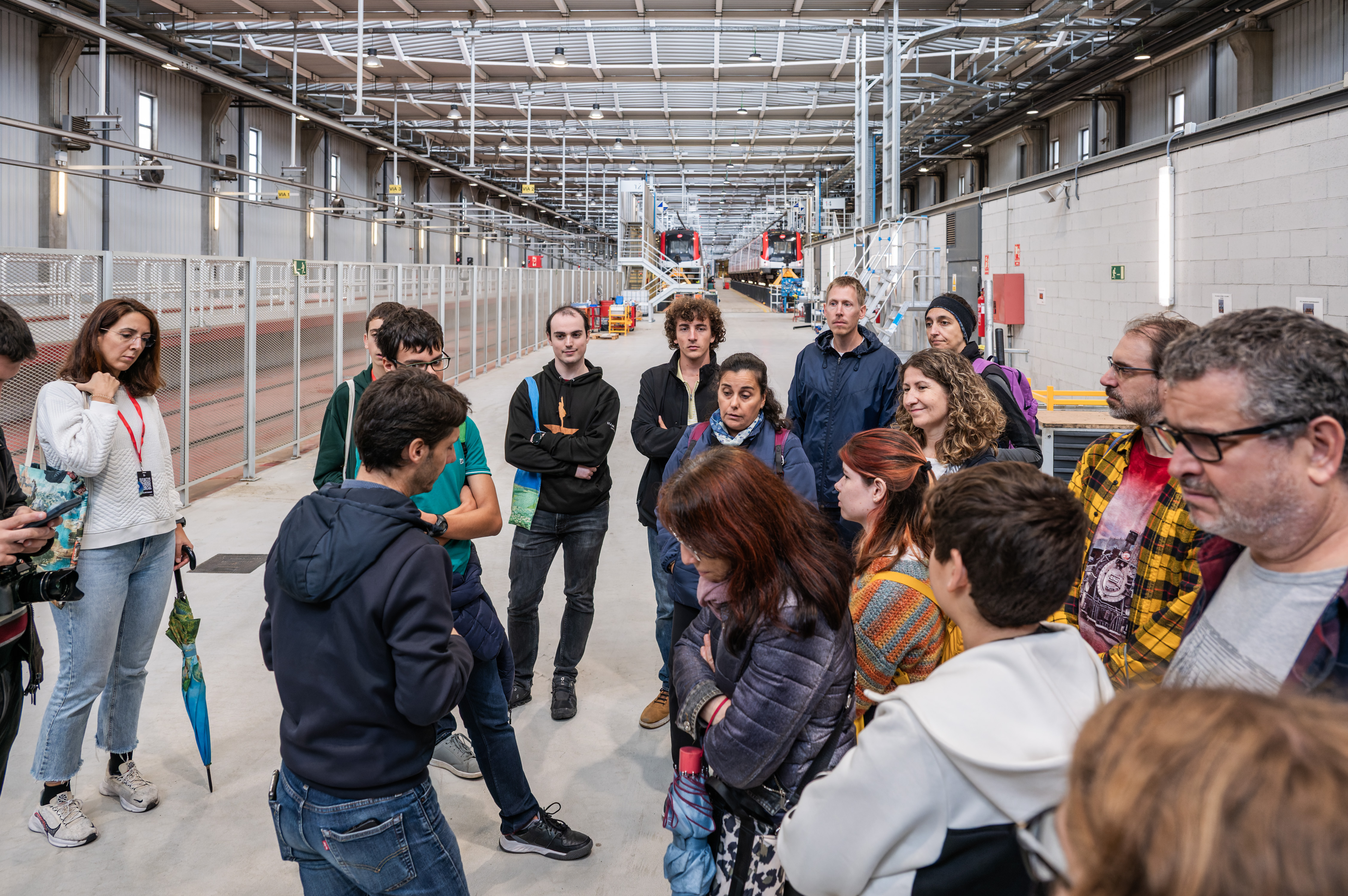 Als tallers de ZAL de metro es gestionen les línies automàtiques del metro de Barcelona / Foto: Pep Herrero (TMB)