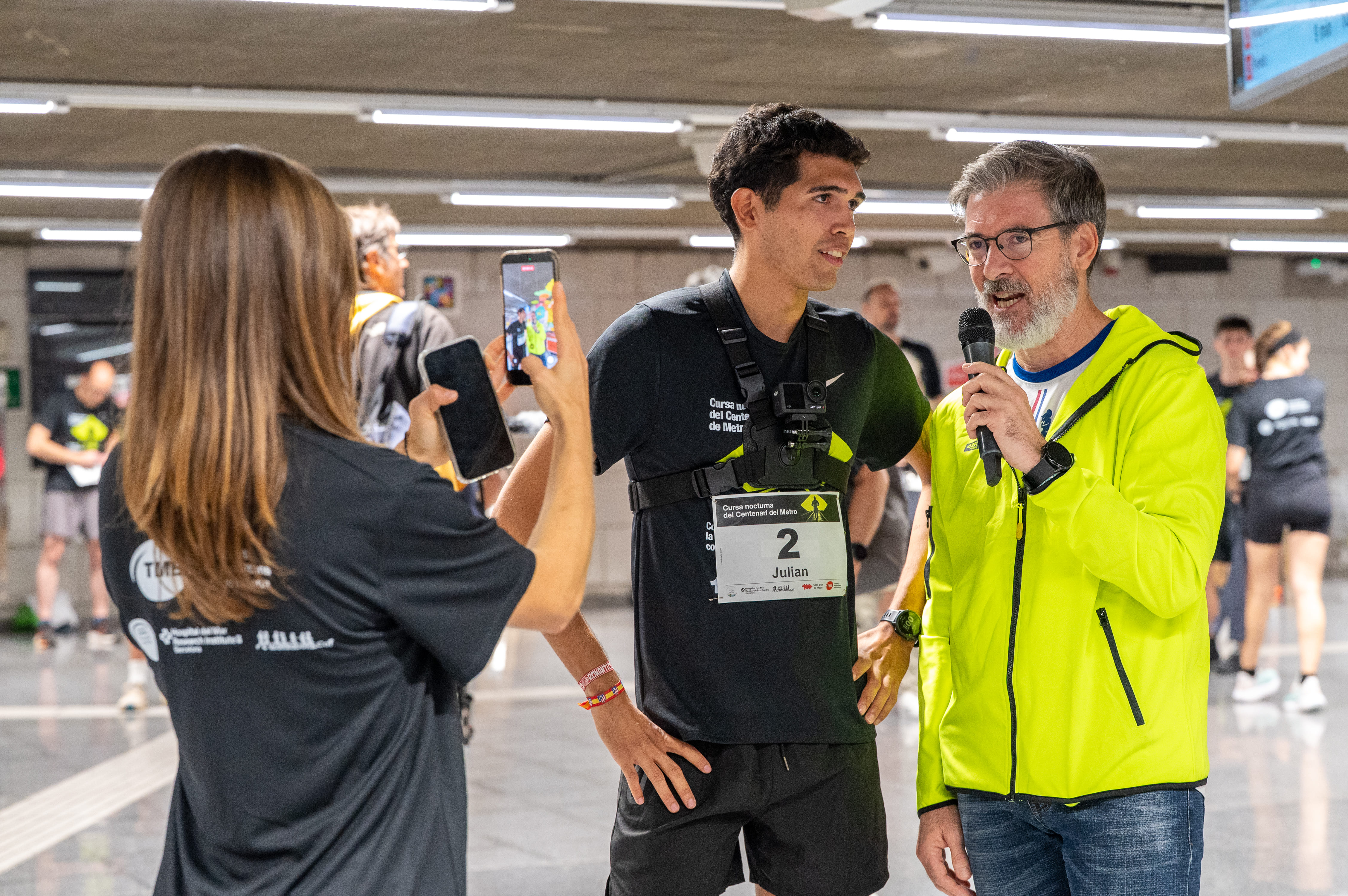 Cursa Nocturna pels túnels del metro . /M.A. Cuartero (TMB)
