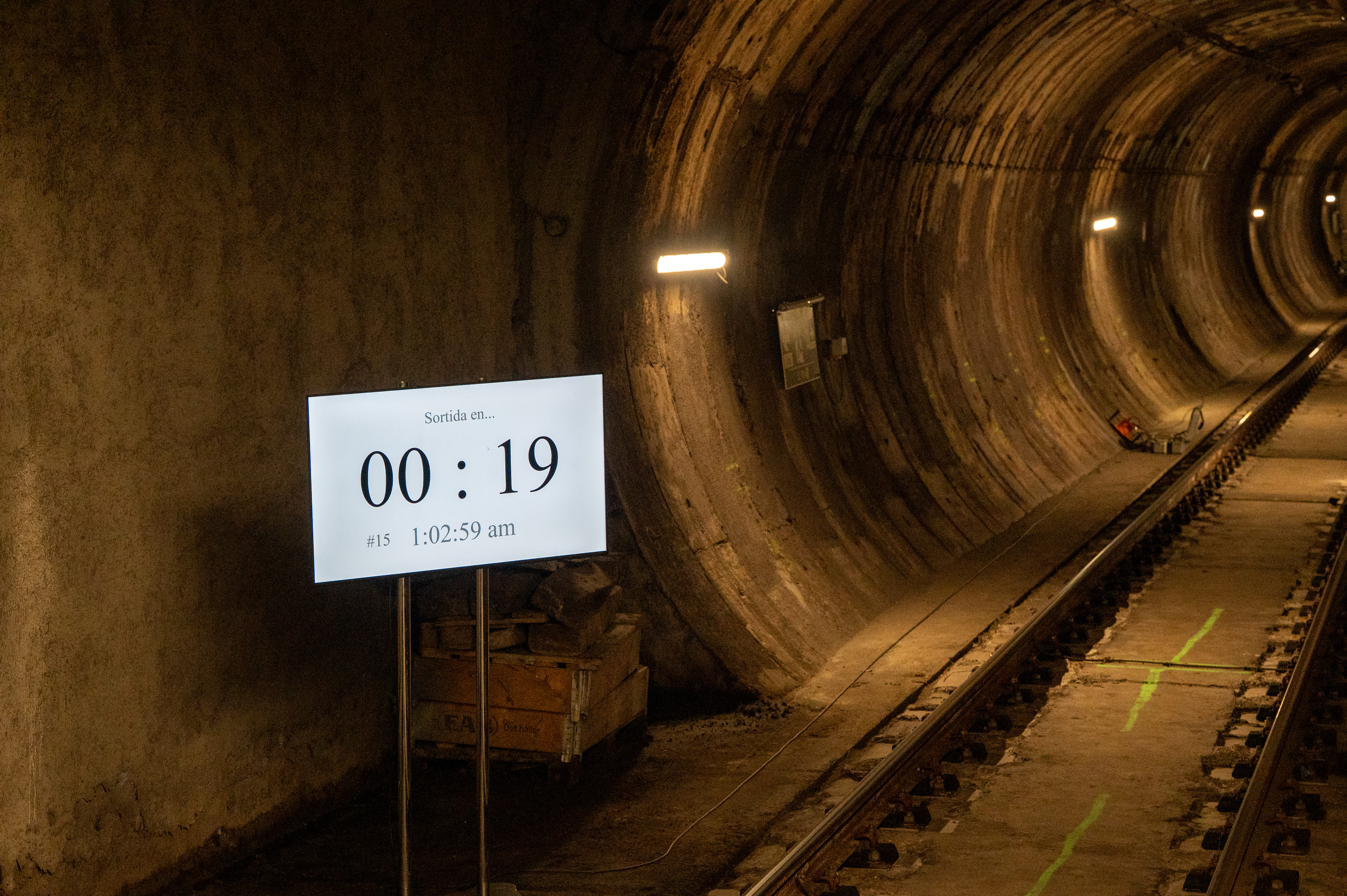 Cursa Nocturna pels túnels del metro . /M.A. Cuartero (TMB)