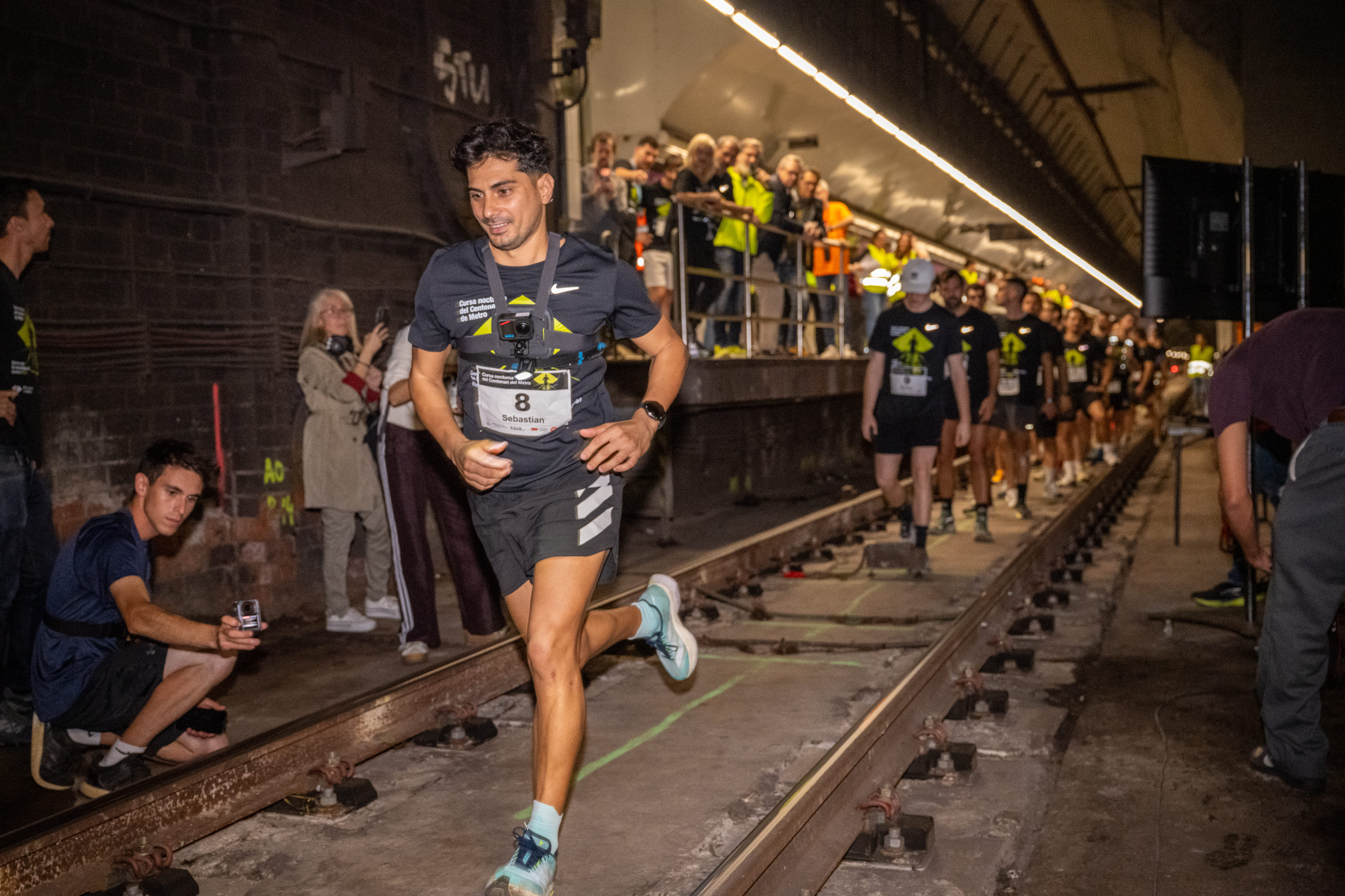 Cursa Nocturna pels túnels del metro . /M.A. Cuartero (TMB)
