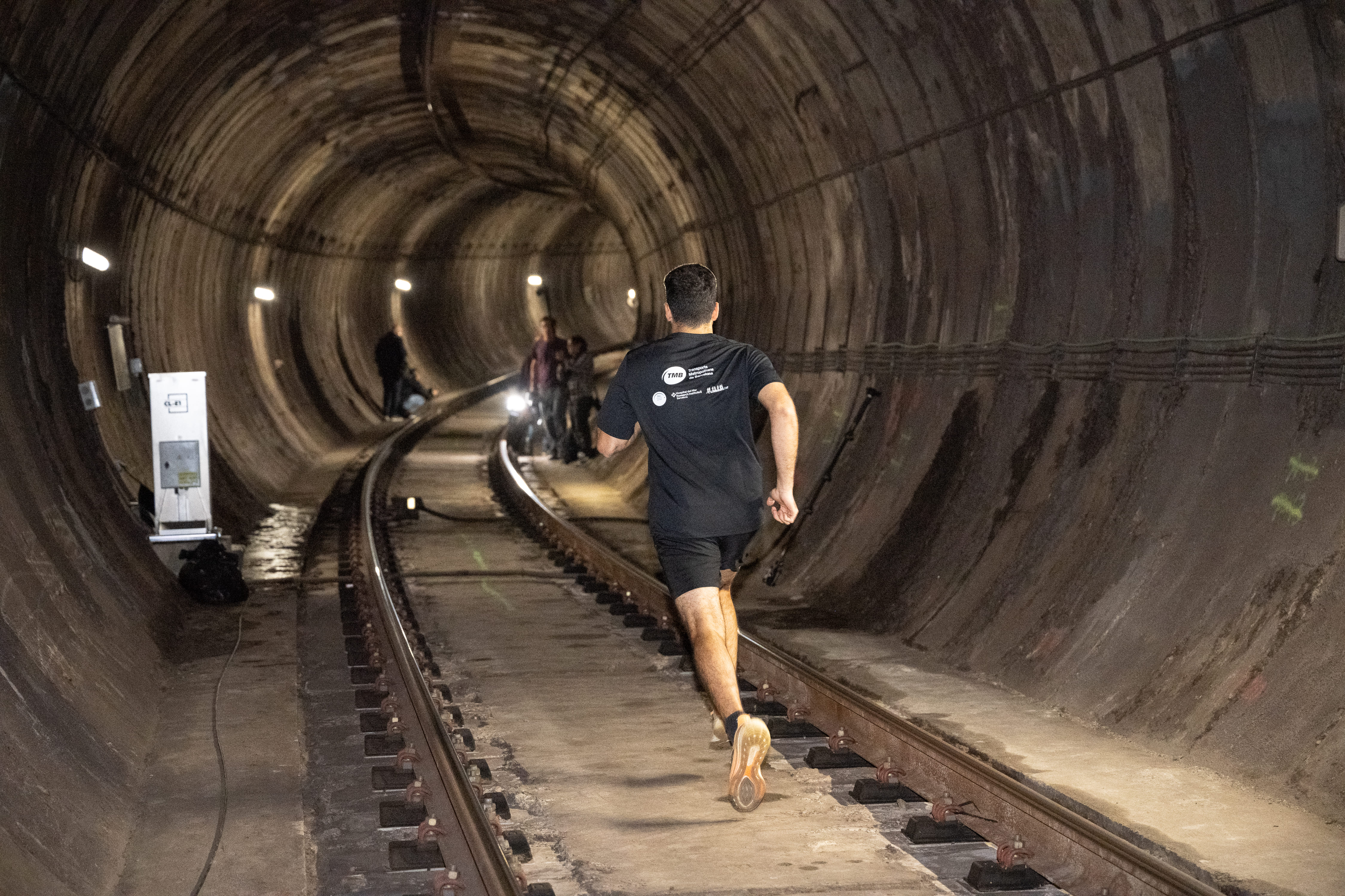 Cursa Nocturna pels túnels del metro . /M.A. Cuartero (TMB)