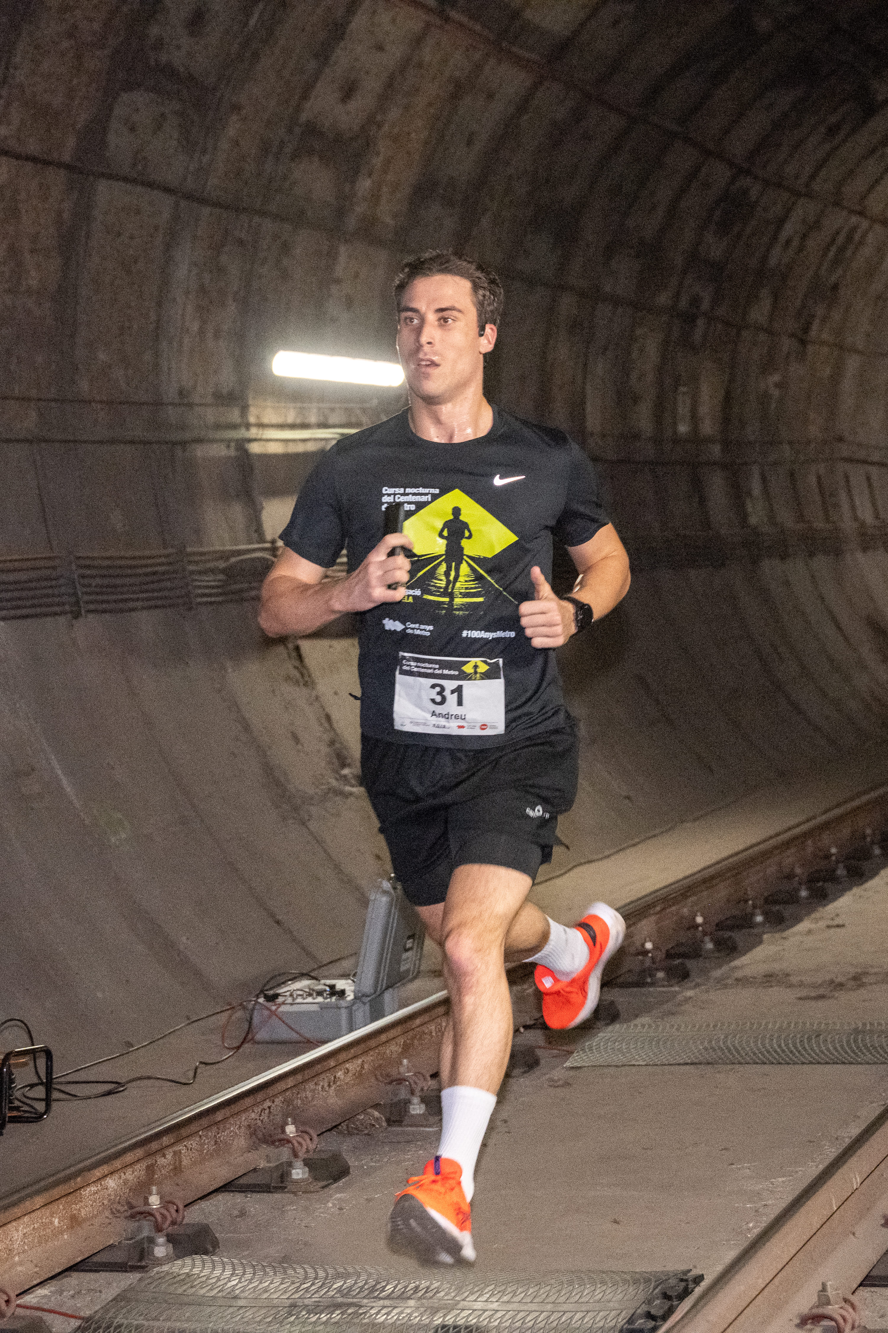 Cursa Nocturna pels túnels del metro . /M.A. Cuartero (TMB)