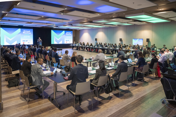 Els membres del COMET a la trobada internacional que s'ha fet a Barcelona / Foto: Miquel Ángel Cuartero (TMB)