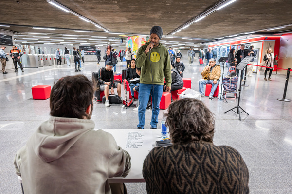 Les proves d'idoneïtat del projecte Música al Metro de TMB i AMUC BCN se celebren anualment / Pep Herrero (TMB)