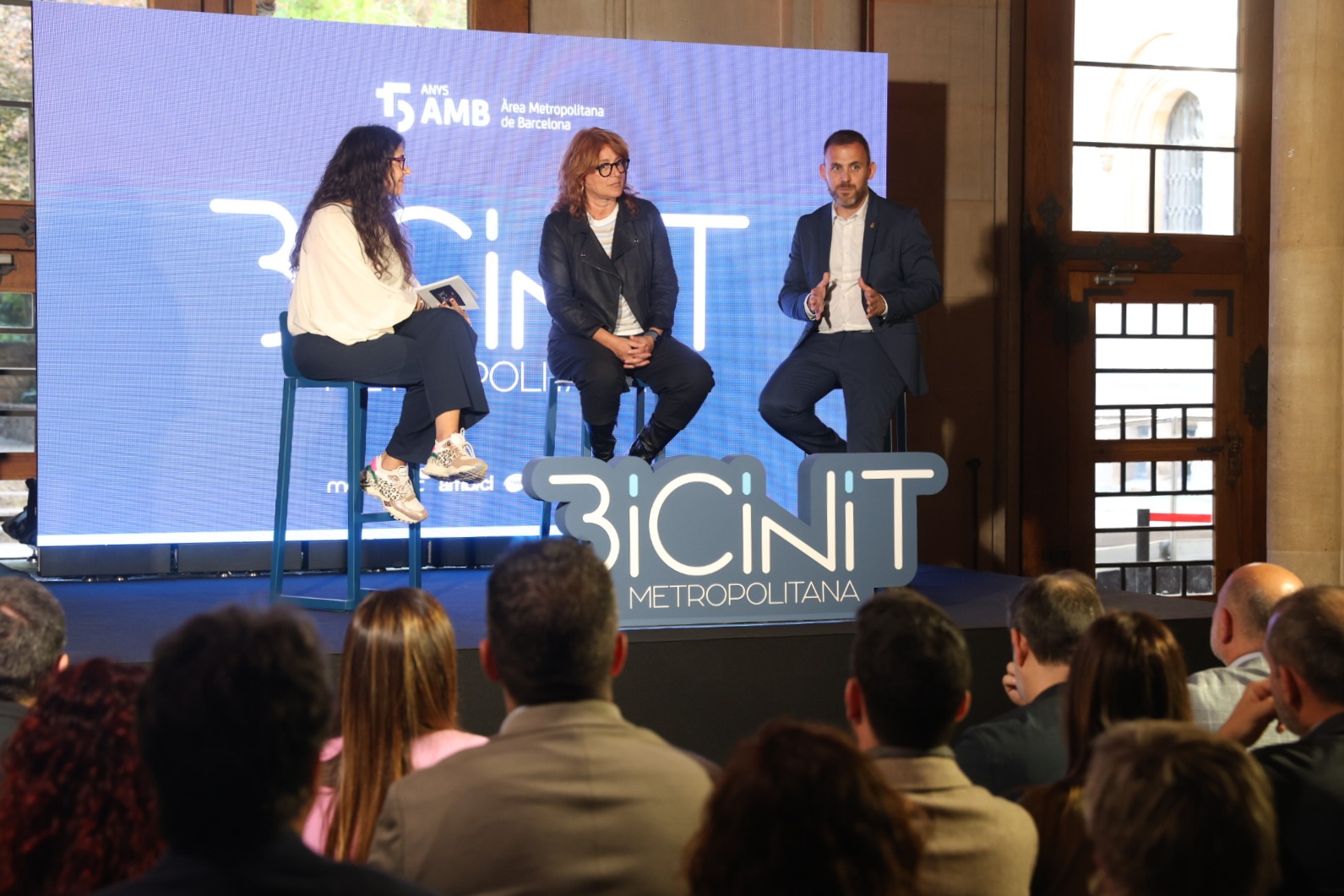 La presidenta de TMB, Laia Bonet, a la gala Bicinit / Foto: AMB