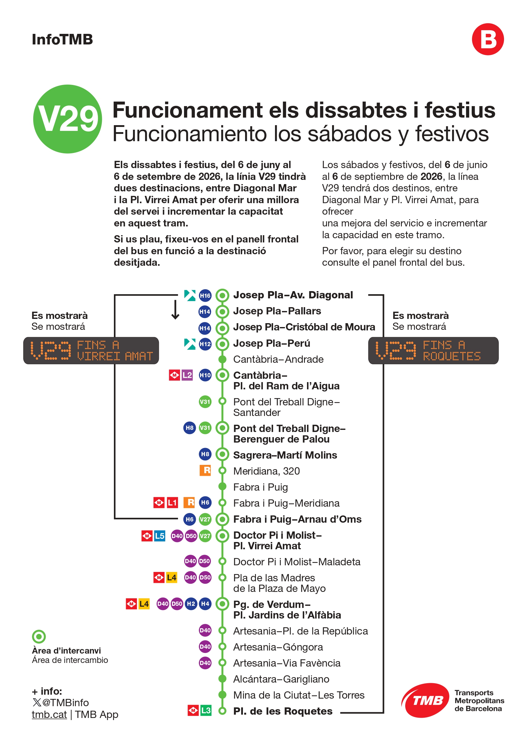 Cartell V29 / Font: TMB
