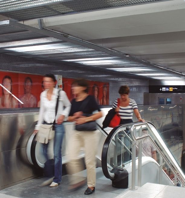 Estació de metro Maresme - Fòrum / Foto: Arxiu TMB