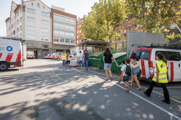 Visita al taller m&eacute;s antic de metro de Barcelona a Santa Eul&agrave;lia / Foto: Pep Herrero (TMB)