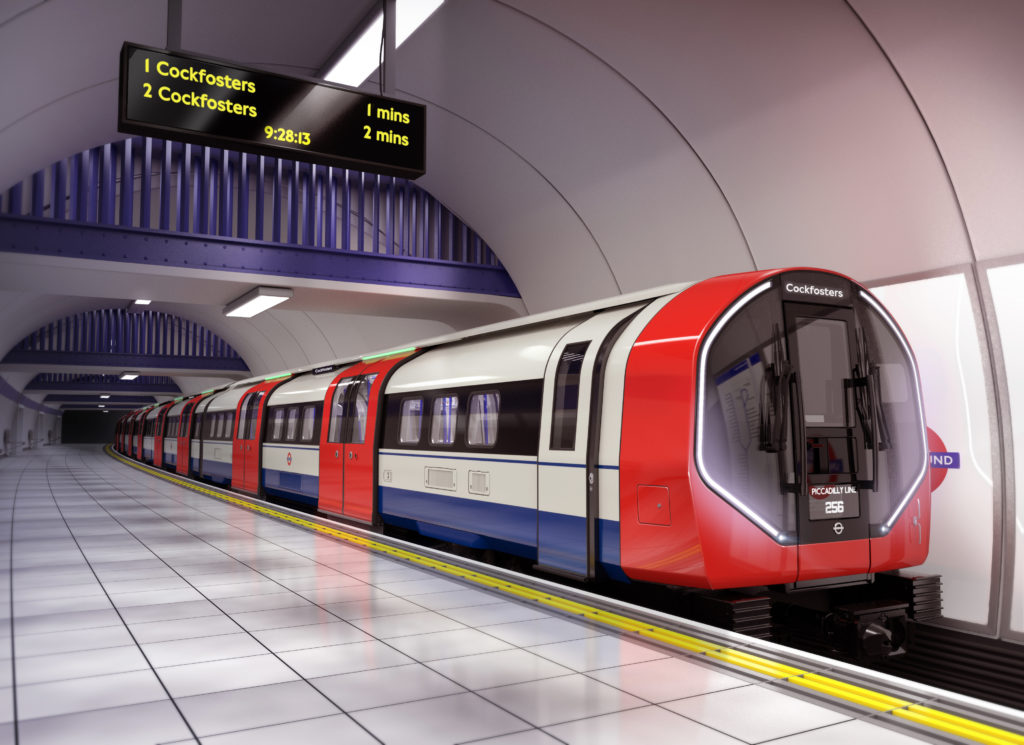 L'exterior del nou model de tren 'Inspiro London' / Foto: Siemens Mobility