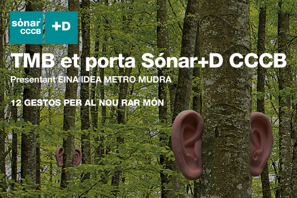 Visual de la campanya de col·laboració entre TMB i Sónar+D CCCB edició 2020 / Imatge: Sónar 