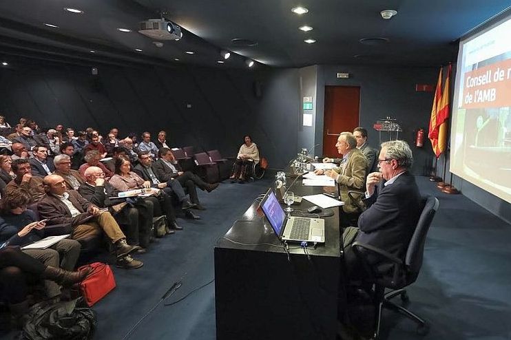 Més de 130 experts es van reunir al II Consell de Mobilitat de l'AMB / Foto: Premsa AMB
