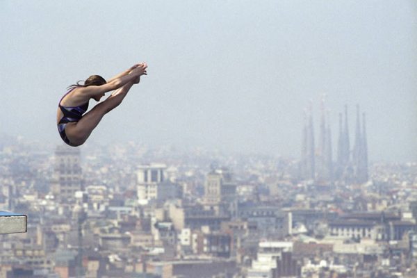 Prova de Barcelona 92 de salt en el trampolí de 10 metres / Foto: EFE Txema Fernández
