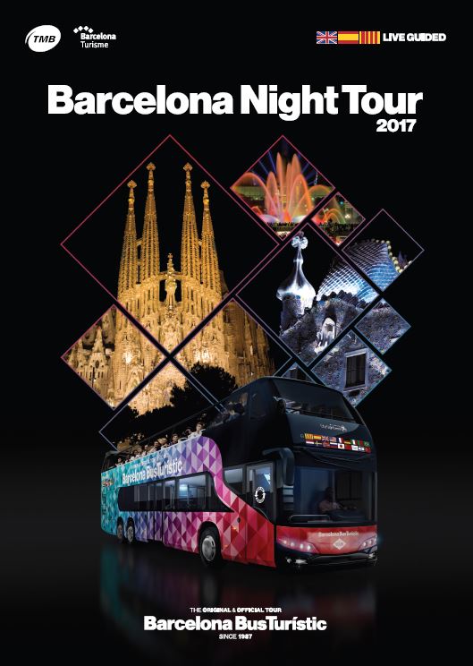 Cartell del Barcelona Night Tour 2017 / Foto: BBT
