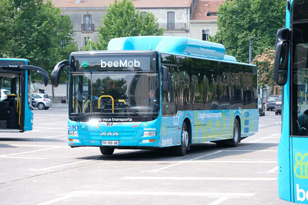 Nous autobusos de GNV per a Besiers / Foto: Agglo Béziers Méditerranée
