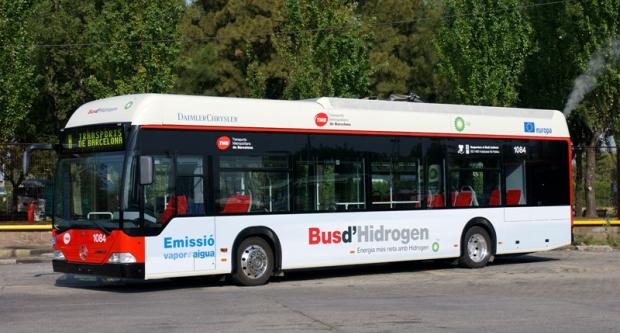 Bus d'hidrogen de Barcelona / Imatge: Arxiu TMB