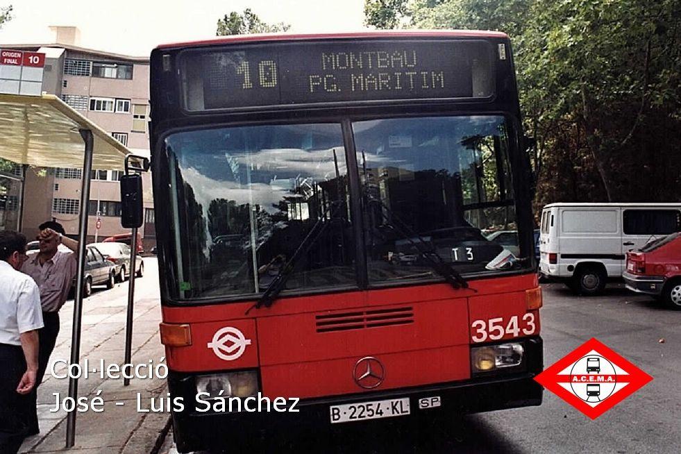 Línia 10 de bus / Foto: Col·lecció José Luis Sánchez