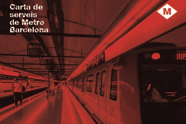 Carta de Serveis de Metro de Barcelona / Foto: Arxiu TMB
