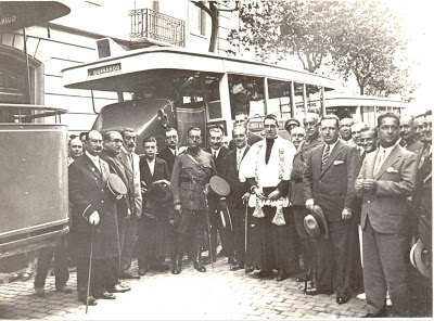 Inauguració de la primera línia de la CGA (any 1922) / Arxiu TMB