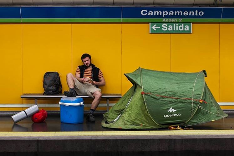 La fotografia de l'estació Campamento / Foto: Instagram