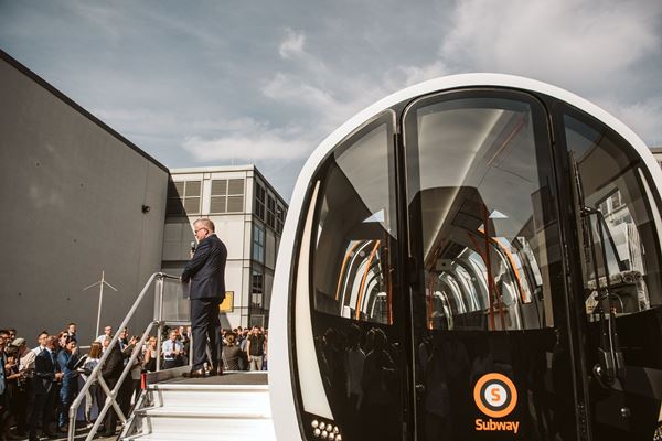 Presentació del primer tren automàtic del metro de Glasgow a Innotrans / Foto: Stadler