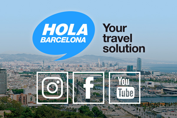La marca Hola Barcelona arriba a Instagram, YouTube i Facebook / Imatge: TMB