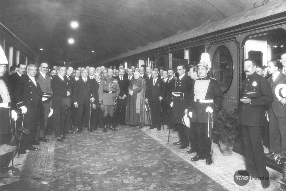 Inauguració del Metro Transversal a l'estació de Catalunya / Foto: Arxiu TMB