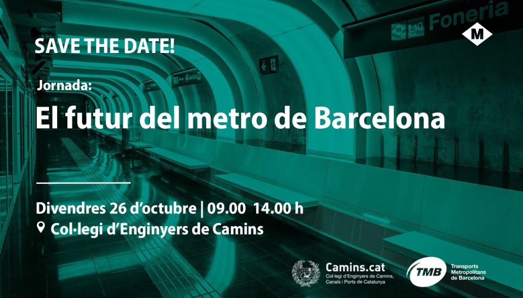 Imatge promocional de la jornada 'El futur del metro de Barcelona'