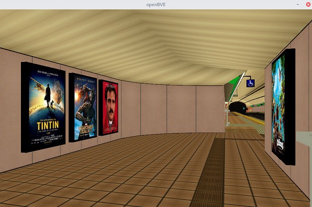 Captura del simulador L3 de metro / Foto: Marc Riera