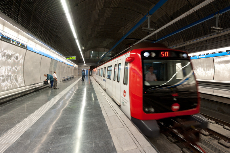 Estació de metro El Carmel / Foto: Arxiu TMB