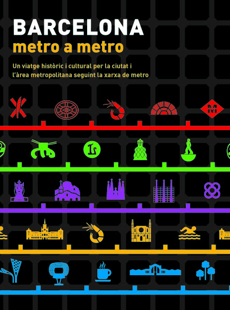Coberta del llibre 'Barcelona, Metro a Metro', de Marta Torres