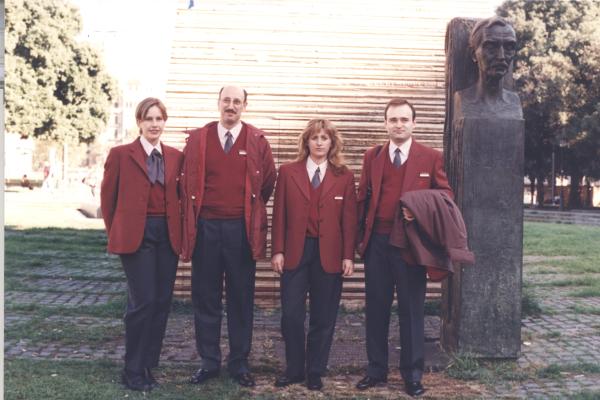 Empleats de metro i bus als anys 90 / Foto: TMB