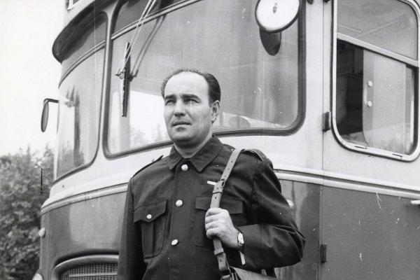 Conductor de bus als anys 60-70s / Foto: TMB