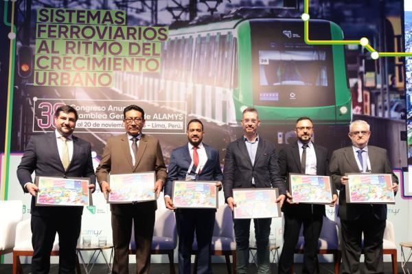 TMB present a l'assamblea general d'ALAMYS celebrada a Lima. /Foto: TMB