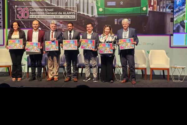 TMB present a l'assamblea general d'ALAMYS celebrada a Lima. /Foto: TMB