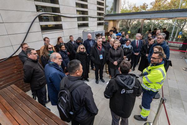 Visites del IBBC . /Foto: Pep Herrero (TMB)
