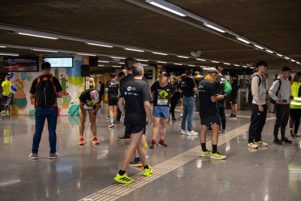 Cursa Nocturna pels túnels del metro . /M.A. Cuartero (TMB)