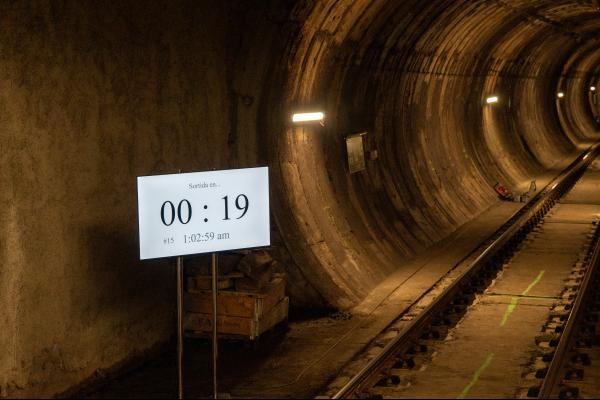 Cursa Nocturna pels túnels del metro . /M.A. Cuartero (TMB)
