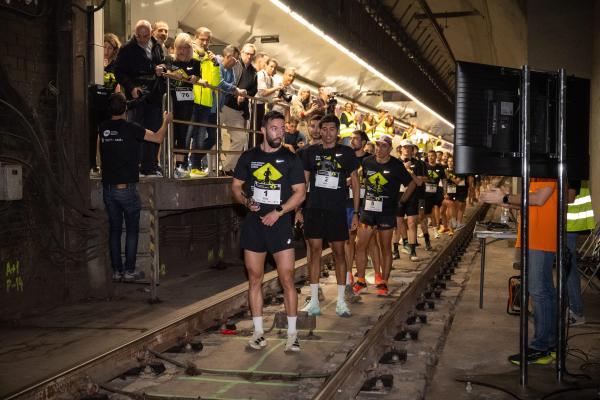 Cursa Nocturna pels túnels del metro . /M.A. Cuartero (TMB)