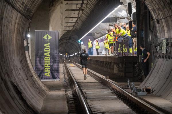 Cursa Nocturna pels túnels del metro . /M.A. Cuartero (TMB)