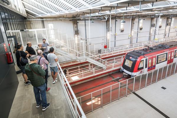 Portes obertes al taller de metro de la ZAL / Foto: Pep Herrero (TMB)