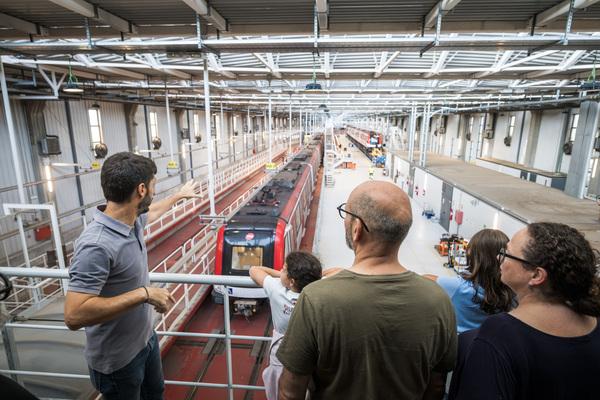 Portes obertes al taller de metro de la ZAL / Foto: Pep Herrero (TMB)