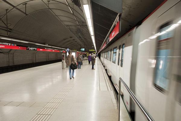 Estació de metro / Foto: Arxiu TMB