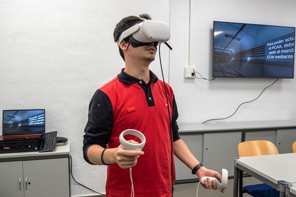 Simulador amb realitat virtual
