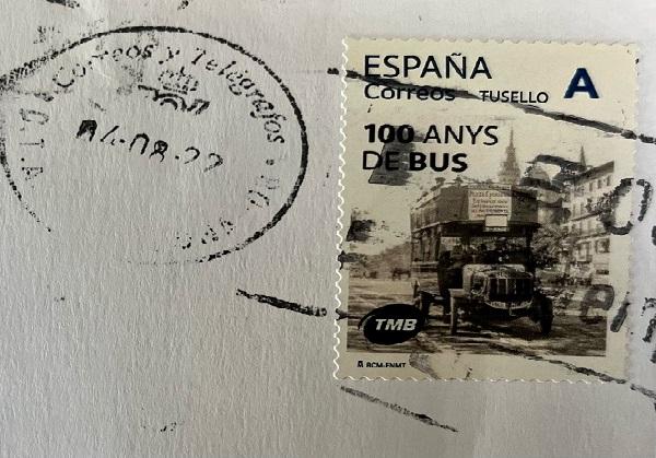 El segell del Centenari de Bus, de curs legal, es podrà adquirir a Barnafil