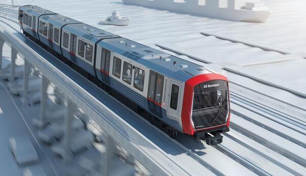 Render dels nous trens automàtics de la U5 d'Hamburg. /Foto: HOCHBAHN
