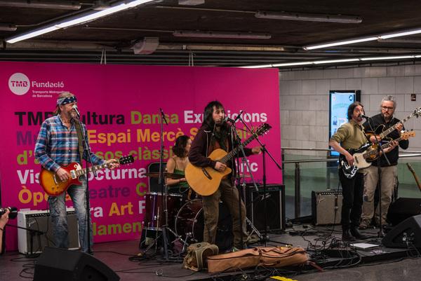 Un moment del 14è Festival de Músics al Metro / Font: TMB