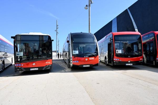 Presentació de la nova flota de bus. /Foto: M.A. CUARTERO (TMB)