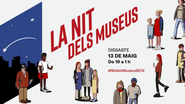Cartell de la Nit dels Museus 2023 a Barcelona / Imatge: Ajuntament de Barcelona
