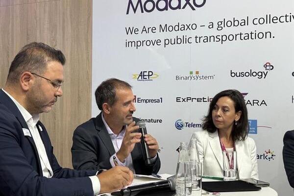 Xavier Flores durant la participació a Innotrans. /Foto: TMB